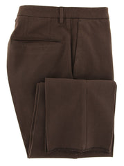 Incotex Brown Solid Pants - Extra Slim - (S0W030S5412616) - Parent