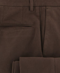 Incotex Brown Solid Pants - Extra Slim - (S0W030S5412616) - Parent