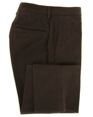Incotex Dark Brown Solid Pants - Slim - 30/46 - (CI)