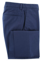 Incotex Navy Blue Solid Pants - Slim - 36/52 - (IN-S0W030-S5646-831)