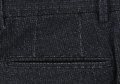 Incotex Charcoal Gray Fancy Pants - Slim - (I13184) - Parent