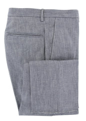 Incotex Navy Blue Other Cotton Blend Pants - Slim - 30/46 - (0Z)