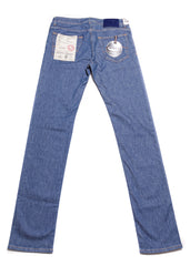 Jacob Cohën Blue Solid Cotton Blend Pants - Slim - (950) - Parent