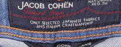 Jacob Cohën Blue Solid Cotton Blend Pants - Slim - (950) - Parent