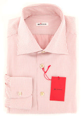 Kiton Red Foulard Shirt - Slim - 15.75/40 - (KTH489104CREDMR1FCY)