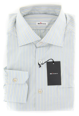 Kiton Light Blue Shirt - Slim