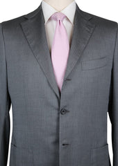 Kiton Gray Cotton Blend Herringbone Suit - (UA906F1927RR7) - Parent