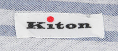 Kiton Gray Striped Flannel Shirt - Slim - (KT-UCC-H03808-01FA) - Parent