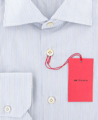 Kiton Blue Striped Shirt - Slim - (KTUCC-H05424-01FAA1) - Parent