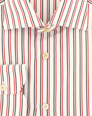 Kiton Red Striped Shirt - Slim - (KTUCC-H05676-01FAA1) - Parent