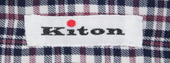 Kiton Dark Blue Plaid Shirt - Slim - (UCCH6131FAA1) - Parent