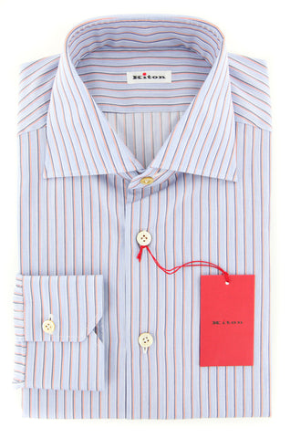 Kiton Light Blue Shirt - Slim