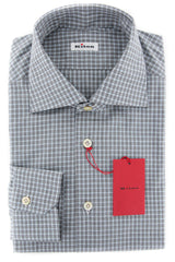 Kiton Gray Check Shirt - Slim - Size 15 3/4 (US) / 40 (EU) - (KT1030171)