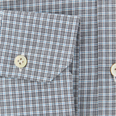 Kiton Gray Check Shirt - Slim - (KT1030171) - Parent