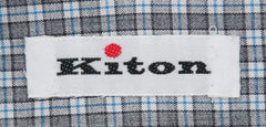 Kiton Gray Check Shirt - Slim - (KT1030171) - Parent