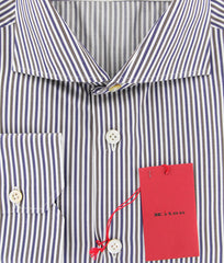 Kiton Brown Striped Shirt - Slim - (KT-H4549-20CCA1) - Parent