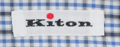 Kiton Light Blue Plaid Shirt - Slim - (KT1127171) - Parent