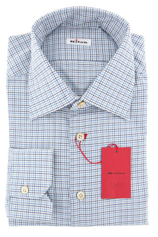 Kiton Light Blue Shirt - Slim