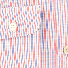 Kiton Red Striped Shirt - Slim - (KTUCC542507) - Parent