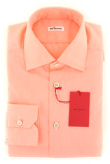 Kiton Orange Melange Shirt - Slim - 16/41 - (KT-UCC-H557311)