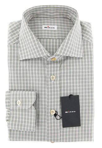 Kiton Green Shirt - Slim