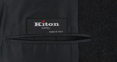 Kiton Charcoal Gray Cashmere Solid Peacoat - (UG01011401464) - Parent