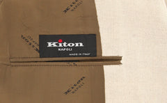 Kiton Cream Wool Blend Melange Sportcoat - (KT1010176) - Parent
