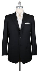 Kiton Black Wool Solid Sportcoat - (KTB32127021R7) - Parent