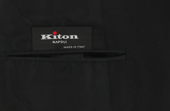 Kiton Black Wool Solid Sportcoat - (KTB32127021R7) - Parent