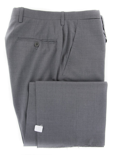 Kiton Gray Melange Super 180's Pants - Slim - (UK) - Parent
