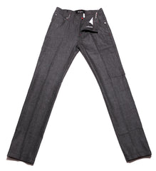 Kiton Gray Solid Wool Pants - Slim - (1021) - Parent