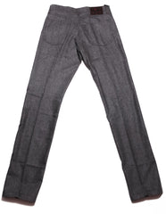 Kiton Gray Solid Wool Pants - Slim - (1021) - Parent