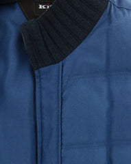 Kiton Blue Silk Solid Vest - (KT1027174) - Parent