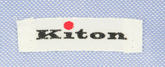 Kiton Blue Solid Cotton Shirt - Slim - (BN) - Parent