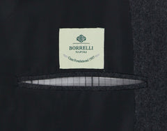 Borrelli Charcoal Gray Wool Solid Suit - (2018030813) - Parent