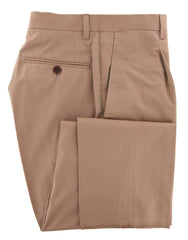 Luigi Borrelli Light Brown Cotton Solid Suit - (LBDP175160R8) - Parent