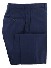 Luigi Borrelli Navy Blue Wool Blend Solid Suit - (LB200770R7) - Parent