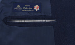 Luigi Borrelli Navy Blue Wool Blend Solid Suit - (LB200770R7) - Parent