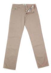 Luigi Borrelli Beige Solid Pants - Extra Slim - 35/51 - (CAM29510543)