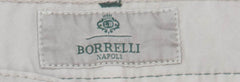 Luigi Borrelli Beige Solid Pants - Super Slim - 33/49 - (CAR2481530)