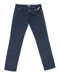 Luigi Borrelli Navy Blue Pants - Super Slim - 42/58 - (CAR2481591)