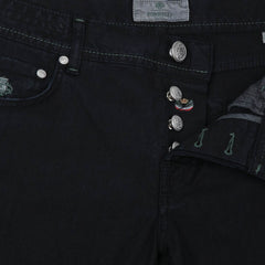 Luigi Borrelli Midnight Navy Blue Solid Pants - 33/49 - (CAR4051511)