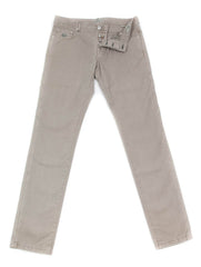 New $400 Luigi Borrelli Light Brown Pants - Super Slim - 34/50 - (CAR4051523)