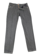 Luigi Borrelli Gray Solid Pants - Super Slim - 31/47 - (CARRCJ0060031)