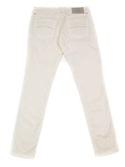 Luigi Borrelli Cream Solid Pants - Super Slim - 33/49 - (CARSS29310503)