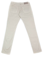 Luigi Borrelli Beige Solid Pants - Super Slim - 36/52 - (CARSS29310530)