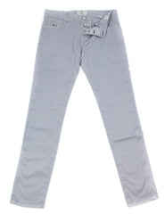 Luigi Borrelli Gray Solid Pants - Super Slim - 33/49 - (CARSS29310540)