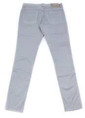 Luigi Borrelli Gray Solid Pants - Super Slim - 33/49 - (CARSS29310540)
