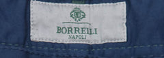Luigi Borrelli Blue Solid Stretch Pants - Super Slim - (RY) - Parent