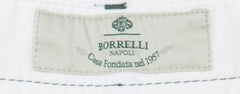 Borrelli White Solid Pants - Full - (CHIJ03010) - Parent